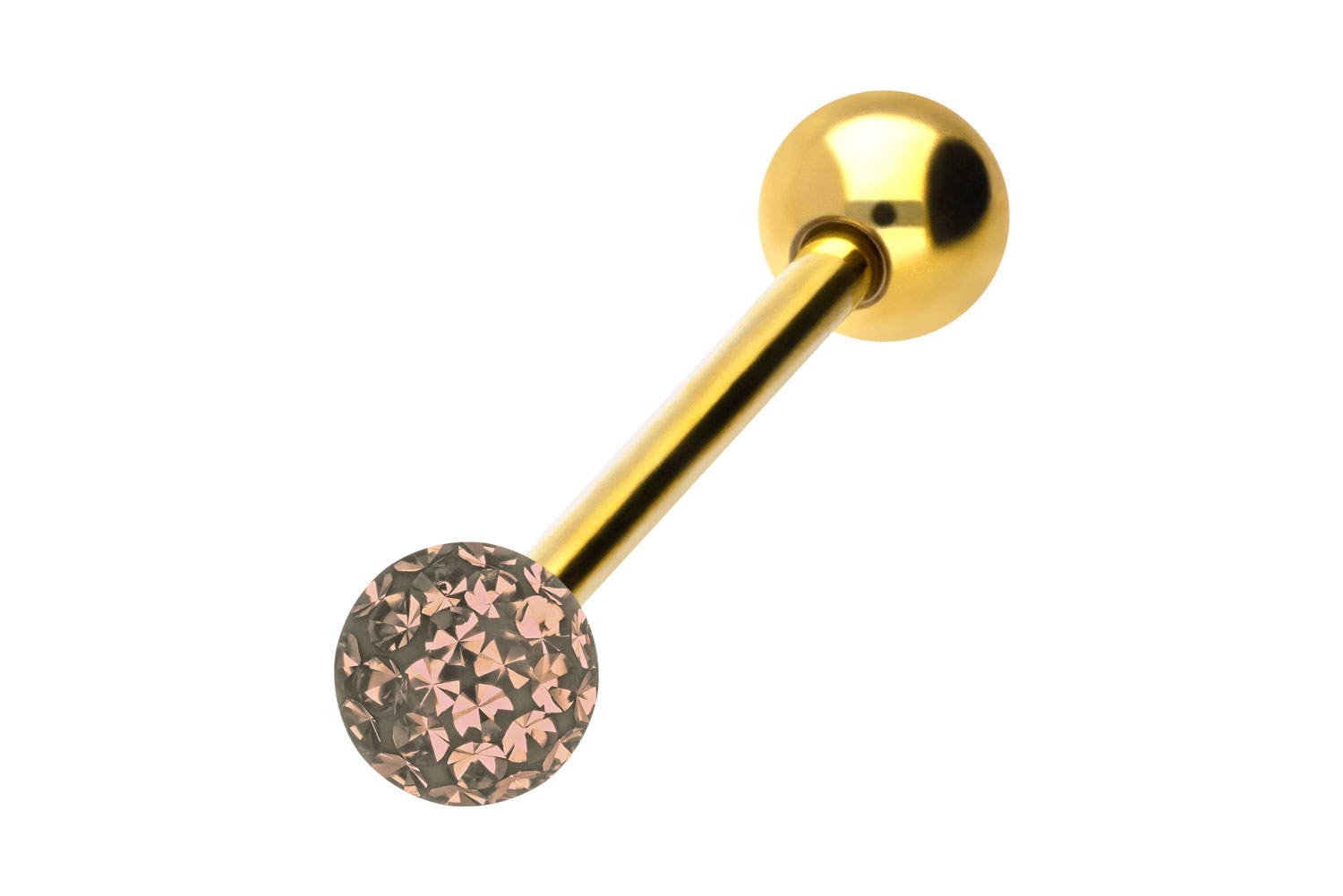 Chirurgenstahl Barbell Piercing EPOXY- + CHIRURGENSTAHL-KUGEL